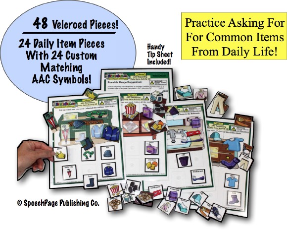 Intro to AAC Requesting DAILY Items Activity 4D